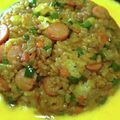 じゃりてん's cooksnap of when they made カレーピラフのような、カレーチャーハン.