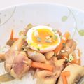 イエローバード's cooksnap of when they made 黄金比和風タレで✿鶏ごぼう丼.