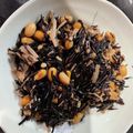 ＭＩ−ＳＡＮ's cooksnap of when they made 水煮大豆エノキタケ入りひじきの煮物.