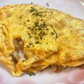 カメ姫☆'s cooksnap of when they made 焼そばリメイク→オムそばめし♪.