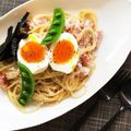 ミポミポミッポ's cooksnap of when they made お豆腐クリームのカルボナーラ風パスタ.