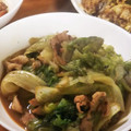低カロ探検隊's cooksnap of when they made 丸ごとレタス！豚小間オイスターマヨ炒め♪.