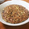 低カロ探検隊's cooksnap of when they made きゅうりとにらのチヂミ.