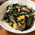 低カロ探検隊's cooksnap of when they made ほうれん草とシイタケの玉子とじ.
