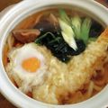 あんまかろん☆'s cooksnap of when they made 温まる！絶品鍋焼きうどん★.