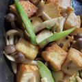 ☆motsu☆'s cooksnap of when they made 節約☆厚揚げ豆腐とアスパラのカレー炒め.