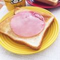 フジぽん's cooksnap of when they made 【 ハチミツとハムのトースト♪】.