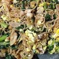 みー犬。's cooksnap of when they made 小松菜・糸こんにゃく・豚肉の卵炒め.