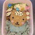 ★★りいたん★★'s cooksnap of when they made カピバラ温泉♪『カピバラさん』弁当♡冬弁.