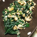 a_ya_mi's cooksnap of when they made 白だしで簡単もう１品♪小松菜の卵炒め.