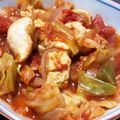 aporoo25's cooksnap of when they made 水なし！キャベツとささ身のトマト煮込み.