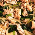 かとりーな♪'s cooksnap of when they made ほうれんそうと豚バラのにんにく醤油炒め.