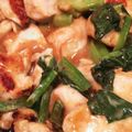 boe3's cooksnap of when they made トリ胸とチンゲン菜のオイマヨ炒め.