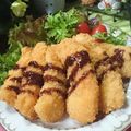 虹色♪︎ちゅーりっぷ's cooksnap of when they made ☆チーズ風味のイカフライ.