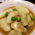 ばく★ちく's cooksnap of when they made 長芋のカレーそぼろ煮.