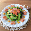 Newチヨコっと♪'s cooksnap of when they made 魚肉ソーセージをハートに切る方法.