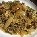 やーしー's cooksnap of when they made 牛肉としらたきのピリカラ炒め.