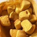 aiko59's cooksnap of when they made きな粉たっぷりしっとりおから蒸しパン.