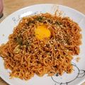 Kiraki_'s cooksnap of when they made 日清焼きそばコチュジャンカスタム.