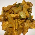 けんよこ's cooksnap of when they made ☆カツ用肉のカレーケチャップ炒め☆.