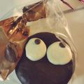 meg☆me's cooksnap of when they made バレンタイン！まっくろくろすけチョコパイ.