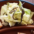 クックCSY0XN☆'s cooksnap of when they made 簡単　塩昆布とキャベツの温かいサラダ.