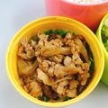 一番星寿美次郎's cooksnap of when they made 豚こまと玉ねぎのソースおかか炒め☆.