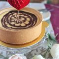 ちゃんねるゆみ's cooksnap of when they made チョコの花咲く✿チーズケーキタルト.