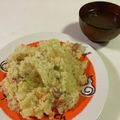 papikun's cooksnap of when they made ココナッツオイルでカレーピラフ～炊飯器～.