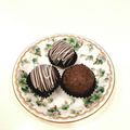 クックEBXFTK☆'s cooksnap of when they made 板チョコde簡単♡チョコミントトリュフ♡.