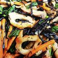 monjimari's cooksnap of when they made ヘルシー♪大根の葉っぱとひじき煮.