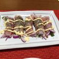クックITRJOB☆'s cooksnap of when they made スプラウトオニオンの生ハム巻き.