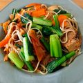 tsmitaka's cooksnap of when they made 腸活♪筋活！キムチャーシューパスタ.