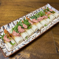 みじょーん's cooksnap of when they made 竹輪のしそチーズ挟み☆梅マヨソース.