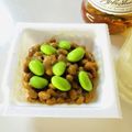 azbjbn's cooksnap of when they made 毎日の納豆●緑あざやかな枝豆とあわせて.