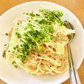 ＠ERiNA's cooksnap of when they made 桜海老とキャベツのクリームパスタ.
