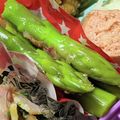 ゆけり３兄弟's cooksnap of when they made 白だし醤油で簡単！アスパラのおひたし.