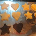 さかつん子's cooksnap of when they made 2色の柄クッキー.