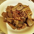 クックIZ6SZ0☆'s cooksnap of when they made 牛肉とごぼうコンニャクの炒り煮.