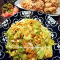 37⭐'s cooksnap of when they made ごま油とマヨで旨くなる♡キャベたまキムチ.