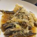 ふぃちゅう's cooksnap of when they made 新玉＆人参たっぷり☆小いわしの南蛮漬け.