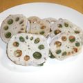 mayumama55's cooksnap of when they made れんこんの納豆はさみ　大葉も入れちゃう♪.