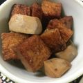 Faiza's cooksnap of when they made 里芋とさつま揚げの煮物.