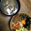 美味しい大好き's cooksnap of when they made 簡単！ヘルシー！バクダン丼.