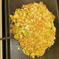 カバゴン's cooksnap of when they made 手作りもんじゃ焼き.