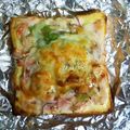 クック021E2T☆'s cooksnap of when they made 簡単おいしい！カニカマトースト♪.