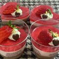 毎日笑顔になる料理's cooksnap of when they made ⁂苺♡チョコムースケーキ⁂.