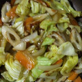 lena07lena's cooksnap of when they made ちくわで♪あっさりキャベツ炒め.
