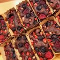 ranrmn's cooksnap of when they made 簡単＊たっぷりベリーの濃厚チョコケーキ.