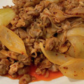 クックWY5MWD☆'s cooksnap of when they made 豚肉とえのきと玉ねぎの味噌辛炒め.